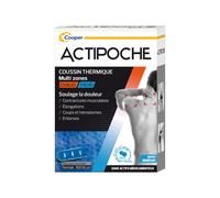 Actipoche Coussin Thermique Multi Zones Microbilles Froid Chaud 10x30cm