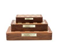 COOPER CHESS | Jeu d'échecs magnétique pliable personnalisé | Planche en bois massif fait à la main et pièces d'échecs | Pour 2 joueurs | À partir de 18 ans