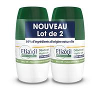ETIAXIL Déodorant Végétal 24h - Roll-on lot de 2x50ml Rouleau 100 ml