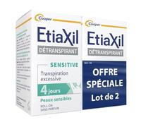 EtiaXil Traitement Peaux Sensibles Détranspirant Aisselles Roll'on Rouleau 30 ml