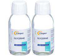 COOPER - Glycérine Lotion pour la peau hydratante le soin des peaux sèches et irritées 100ml Lotion(S) 2x100 ml