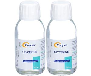 COOPER - Glycérine Lotion pour la peau hydratante le soin des peaux sèches et irritées 100ml Lotion(S) 2x100 ml