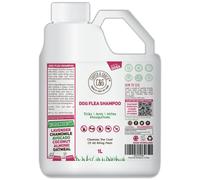 Cooper & Gracie Shampooing anti-puces et tiques pour chiens peaux sensibles | Rinçage des puces, œufs et saleté, flocons d'avoine, camomille et lavande, pH équilibré pour la peau du chien