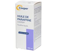 COOPER - Huile de paraffine Paraffine liquide Solution buvable Flacon 500ml 500 ml