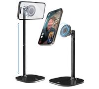 COOPER MagStand - Support iPhone Magnétique Réglable pour Bureau & Enregistrement Vidéo, Compatible MagSafe, iPhone 17 Pro Max, 16/15/14/13/12, Petit Trépied