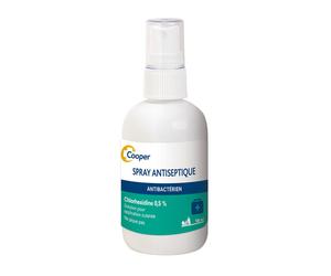 COOPER - Spray antiseptique Antibactérien Chlorhexidine 0,5% Solution pour application cutanée 100ml 100 ml