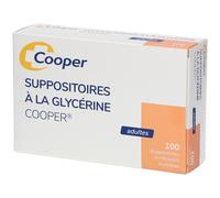 Cooper Suppositoires Glycérine Adultes Suppositoire(S) Pour 100 pc(s)