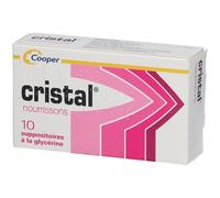 Cooper Suppositoires Glycérine Nourrissons Cristal Suppositoire(S) 10 pc(s)