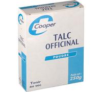 Cooper Talc officinal Luzenac - Poudre - 250 g