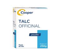 COOPER - Talc officinal Poudre Tenir au sec 250g 250 g