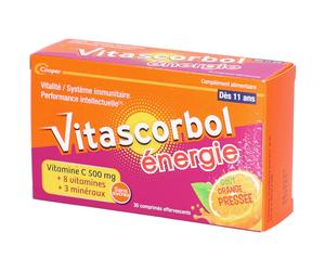 COOPER Vitascorbol Energie Comprimés Effervescents 30 pc(s)