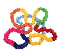 Cooperative Stretchy Band, Portable Teamwork Exercise Band, Resistance Band, 78,74 Pouces Colorful Portable Tug of War Rope for Party Games Playground Activities Children (s'adapte à 4 Personnes)