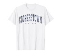 Cooperstown New York Vintage Retro, Ville américaine, État de New York Travel T-Shirt