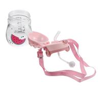 COOPHYA 1 Gobelet À Paille Pour Bébé Gobelet À Boisson Pour Nouveau-né Avec Forme À Paille De 240 Ml Pour Enfants Porte-eau Avec Cordon Facile À Nettoyer