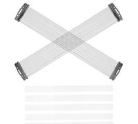 COOPHYA 1 jeu de sangles pour timbre de caisse claire - Sangles de rechange pour timbre de caisse claire de batterie, 13 x 2,2 pouces, 20 brins, pour accessoires d'instruments de percussion dans