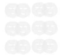 COOPHYA 100 Masques Faciaux en Tissu Gaufré Visage, Confort Amélioré, Efficacité Optimale, pour Soins Personnels à Domicile, Usage Féminin
