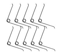 COOPHYA 10pcs Ressorts de Sécateur à Main Forme V en Acier Inoxydable Résistants la Rouille l'usure, Pièces de Sécateur Remplaçables pour Jardinage