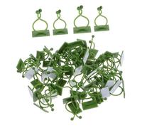 COOPHYA 120pièces Clips De Support De Vigne Plastique pour Fixation De Plantes Grimpantes Clips Adhésifs Réutilisables pour Orchidées Et Jardinage Vertical