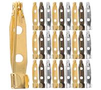 COOPHYA 150pcs Attaches Broches en Métal pour Badges Nom et Couture, Fixent Petits Objets sans Se Plier, Accessoires DIY pour Créations Artisanales