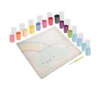 COOPHYA 1ensemble Kit De Point De Croisette pour Coussin Décoratif Créatif De Broderie avec Design Cartoon pour Matériaux De Qualité Et Imprimé sans Rembourrage