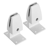 COOPHYA 2 Pièces Clip de Réglable Aluminium Support de Séparation pour Écran de Confidentialité et Panneaux de Travail