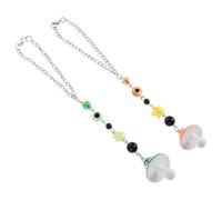 COOPHYA 2 Pièces Pendentifs de Téléphone Fleurs Champignon Accessoires Mobile Décoration de Charms de Téléphone Pratiques Élégants