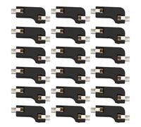 COOPHYA 20 Pièces PCB pour Clavier Mécanique Noir Double Pince en Abs, Support Pratique pour Échange Rapide des Switches à Chaud, Accessoire Informatique Fiable