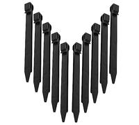 COOPHYA 20pièces Piquets Plastique Extérieur Piquets De Jardin Plastique Et Faciles à Transporter De Remplacement pour Pelouse Ou Jardin