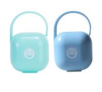 COOPHYA 2pièces Boîte De Rangement Pour Tétine De Contenants Portables Antipoussière Avec Poignée Pour Compatible Plupart Des Sucettes Et Petits Accessoires Pratique Et Résistante
