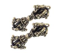 COOPHYA 2pièces Pendentif Rituel Bouddhiste Laiton Pendentif Phurba Tibétain Dorje Symbolique Design Unique Pour Méditation Et Collection