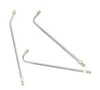 COOPHYA 3 Pièces Lance Extension Inoxydable pour Nettoyeur Haute Pression avec Buse Coudée et Embouts Haute Pression pour Gouttières et Surfaces Élevées