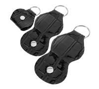 COOPHYA 3pièces Étui Similicuir pour Médiators De Guitare Porte-médiators Pochette De Rangement pour Accessoires De Guitare Sac De Transport