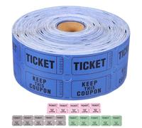 COOPHYA 400 Billets de Tombola en Papier pour Événements, 400 Pièces Faciles à Utiliser et Pratiques à Stocker, pour Fêtes et Centres Commerciaux