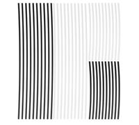 COOPHYA 40pcs Marqueurs à Point Incrusté pour Manche de Guitare, Repère Latéral Touche, Installation Facile, Matériau Abs, pour Performance et Réparation Couleur Couleur Aléatoire