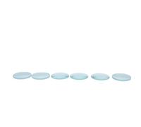 COOPHYA 6 Pièces Lentille Optique Résistante aux Rayures pour Expériences Scientifiques de Loupe en Verre Double Convexe et Concave en e Physique
