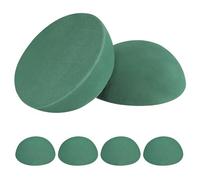 COOPHYA 6pcs Mousse de Fleur Verte Demi-sphère pour Fleurs Artificielles et Fraîches, Matériau Mousse sans Entretien, Décor Élégant pour Bouquets de Mariage et Événements