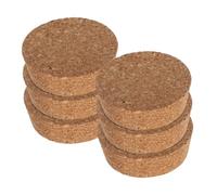 COOPHYA 6pièces Bouchons Liège pour Vases Hydroponiques Couvercles Liège Étanches pour Bocaux Verre Stoppeurs pour Jardinières Succulentes Et Terrariums Décoratifs