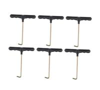 COOPHYA 6pièces Tendeur De Lacets Pour Patins à Glace Ensemble De Outils Acier Inoxydable Ajustement Rapide Et Robuste Pour Hockey Et Patinage Artistique Pour Types De Chaussures De