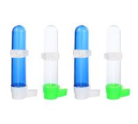 COOPHYA Abreuvoir Automatique Conception Pratique en Plastique pour Perroquets Anti-éclaboussures 4 Pièces pour Alimentation des Oiseaux Domestiques