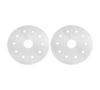 COOPHYA Adaptateur Plaque à Induction en Acier Inoxydable Argenté 2pcs Diffuseur de Chaleur pour Cuisson Uniforme Facile à Nettoyer Cuisine Gaz et Induction