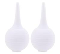 COOPHYA Ampoules à Succion Auriculaire pour Nettoyage Précis Professionnel des Oreilles Kit de 2 en Pvc Blanc 30ml et Élimination Douce Cire