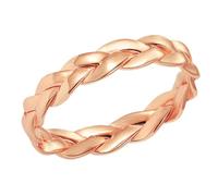 COOPHYA Bague Créatif Vintage Léger et en Alliage Confortable pour Femme Design Simple et Chic, Anneau Tressé Vie Quotidienne Voyages