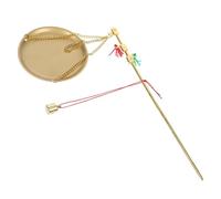 COOPHYA Balance Mécanique Légère et Facile à Utiliser Structure Simple en Métal Galvanisé Or Portable pour Médecine Traditionnelle Chinoise et Décoration de Bijoux
