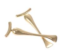 COOPHYA Bâtonnets de Crème Yeux en Alliage de Zinc, Outils de Massage Confortables, 2 Pièces pour Soin du Visage et Présent pour Femmes