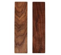 COOPHYA Bloc de Bois à Sculpter 2 Pièces Bois Non Finition Noyer Noir Épais 20X5X1 CM pour Atelier DIY et Sculpture Manuelle Surface sans Éclats