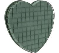 COOPHYA Bloc de Mousse de Cœur Vert pour Décoration de Mariage, Absorption Rapide D'eau, Haute Densité, pour Décoration de Voiture et Artisanat
