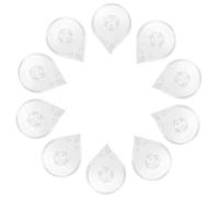 COOPHYA Boîte de Ruban Adhésif pour Nail Art en Acrylique Élégant, 10pcs, Pratique pour Dessiner des Lignes et Vérifier la Manucure en Salon ou Travaux D'onglerie
