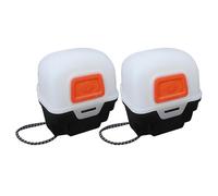 COOPHYA Boîte Lumineuse Portable Multifonctionnelle pour Lampe de Camping 2pcs en Plastique Étui de Rangement Léger pour Camping et Activités en Plein Air