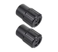 COOPHYA Bouchons de Protège la Saleté pour Saxophone Ténor en Plastique Noir, Lisse Lot de 2 Pièces, Accessoire Musical Indispensable