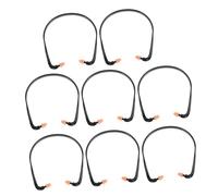COOPHYA Bouchons D'oreilles Antibruit à Arceau en Silicone Léger pour Train à Grosse Vitesse et Avion, Lot de 8 Pièces Réutilisables et Confortables